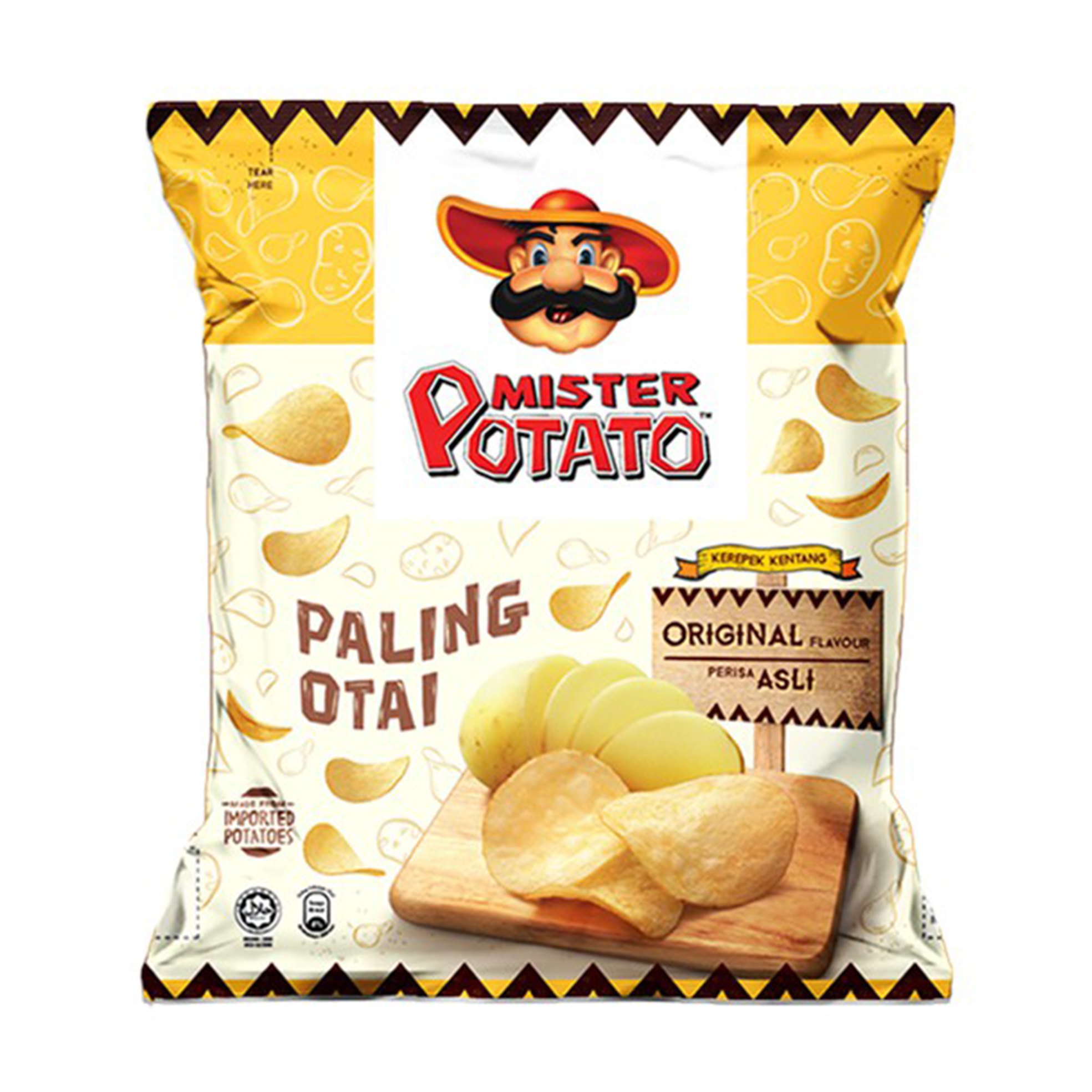 Mister Potato Chip Original 85g. is halal suitable